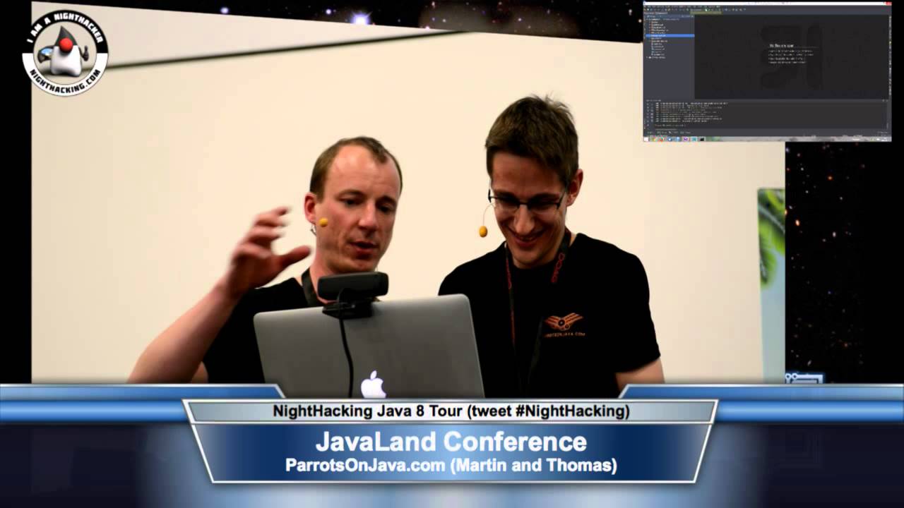 ParrotsOnJava Live Demonstration at JavaLand